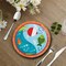 8 Count Little Fisherman Paper Plates 9 Inch Dinner Plates for Birthday and Retirement
